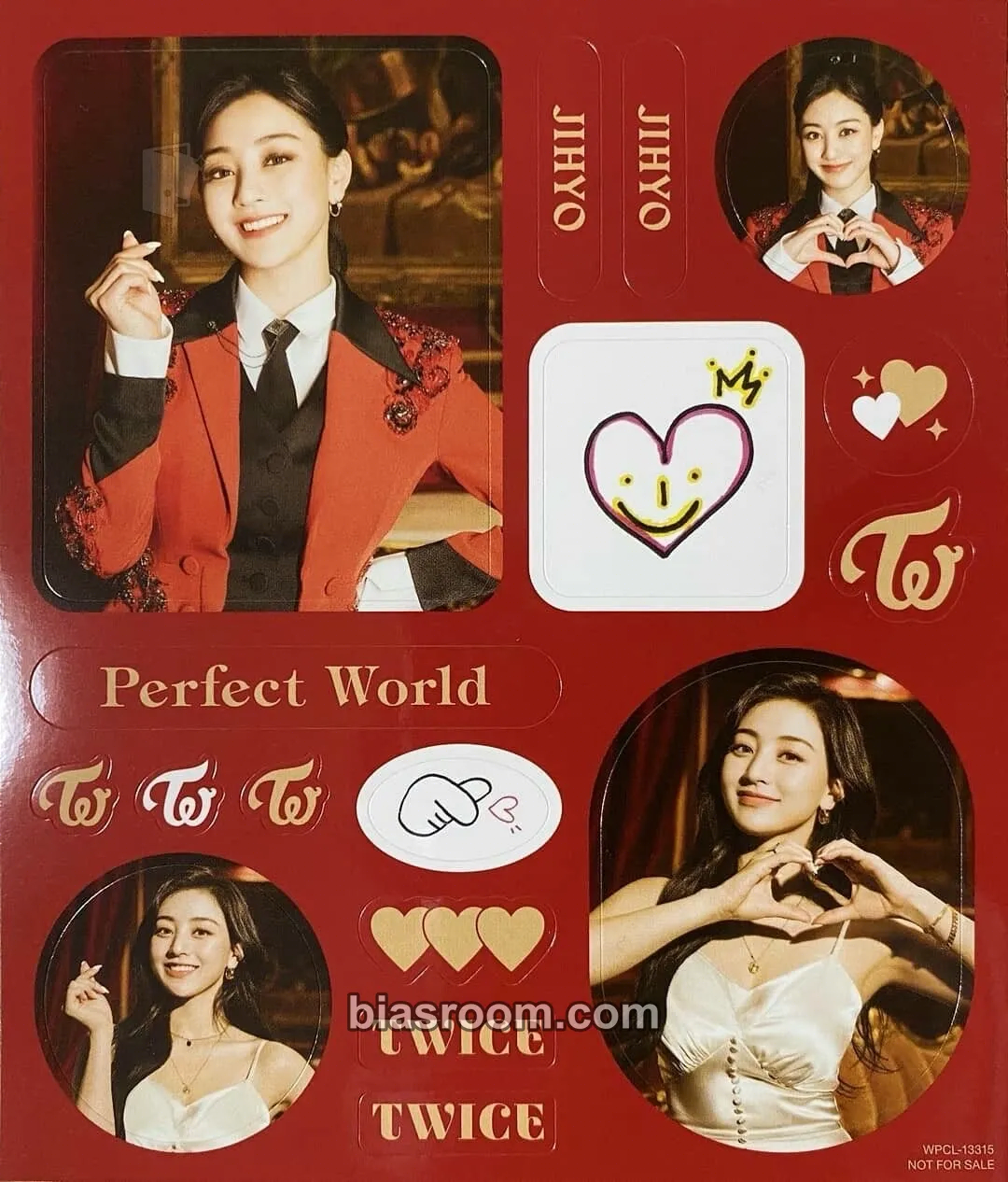 Jihyo Perfect World Photocard - TWICE - TWICE K-pop photocard