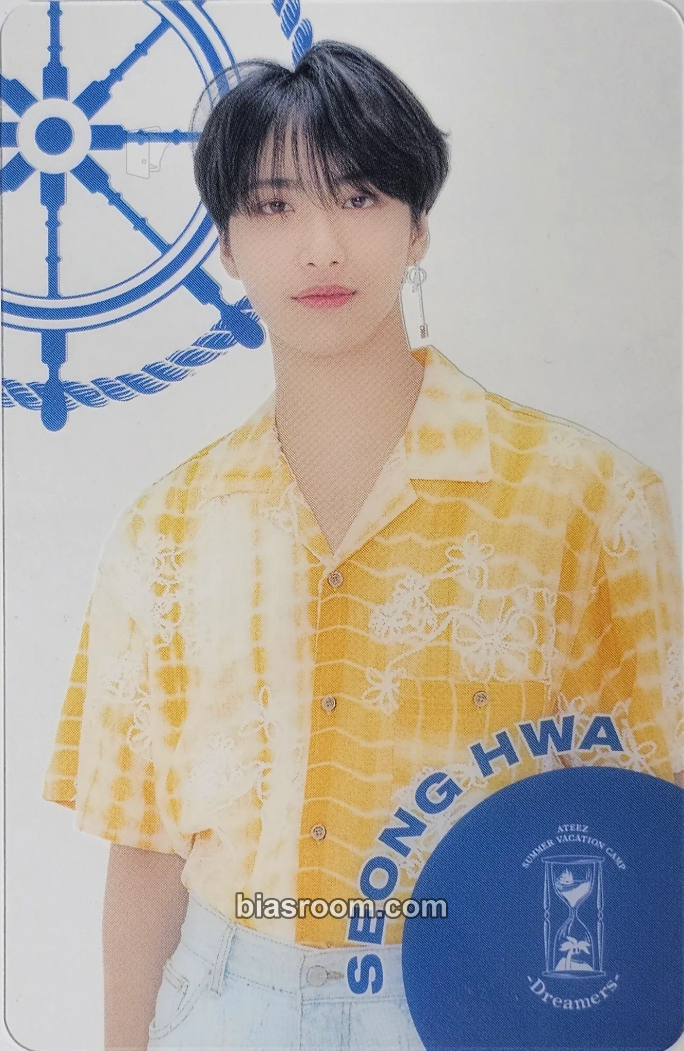Seonghwa Dreamers Summer Vacation Camp MD Photocard - ATEEZ - ATEEZ K-pop photocard