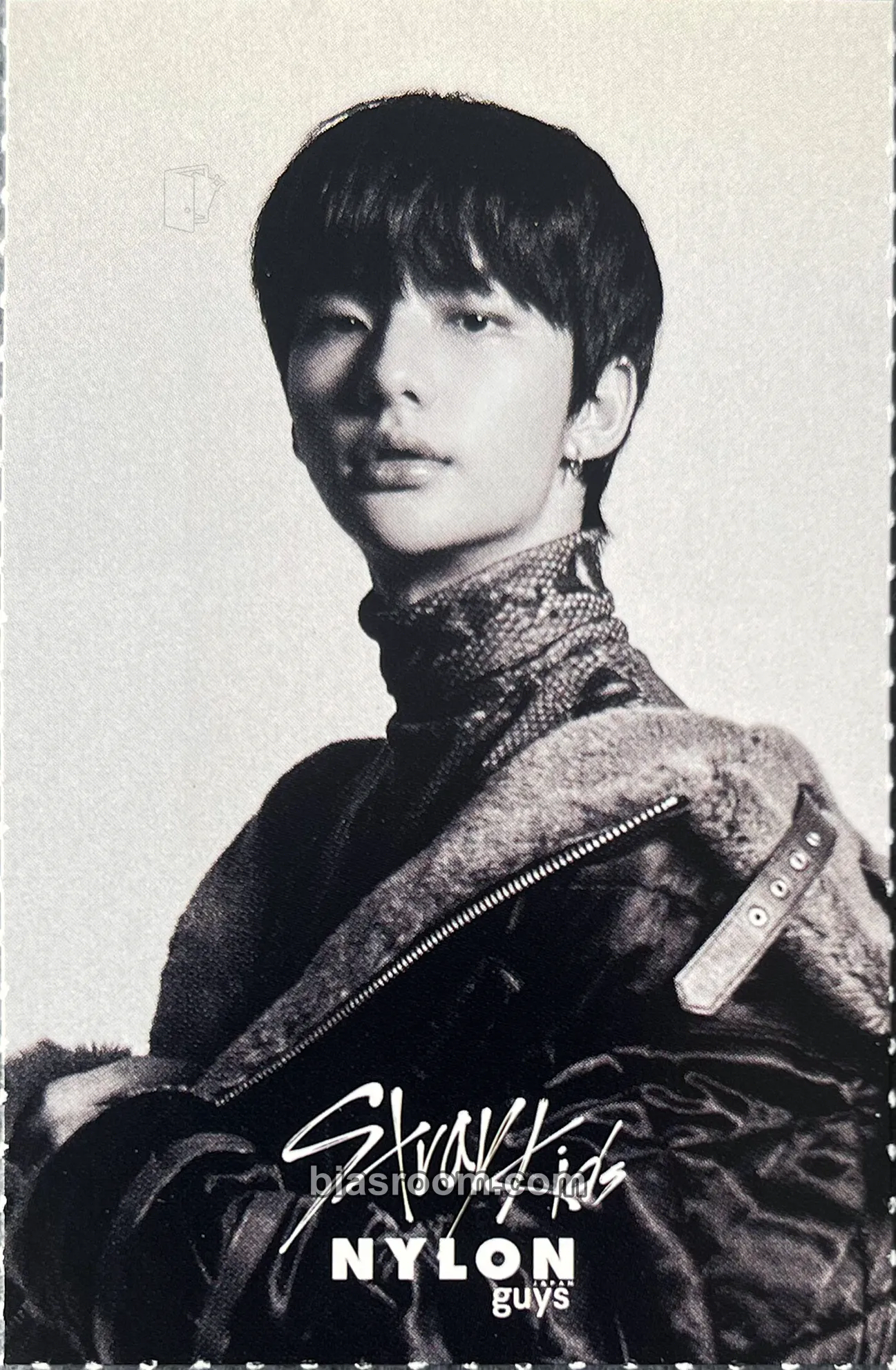 Hyunjin NYLON JAPAN Magazine Photocard - Stray Kids - Stray Kids K-pop photocard
