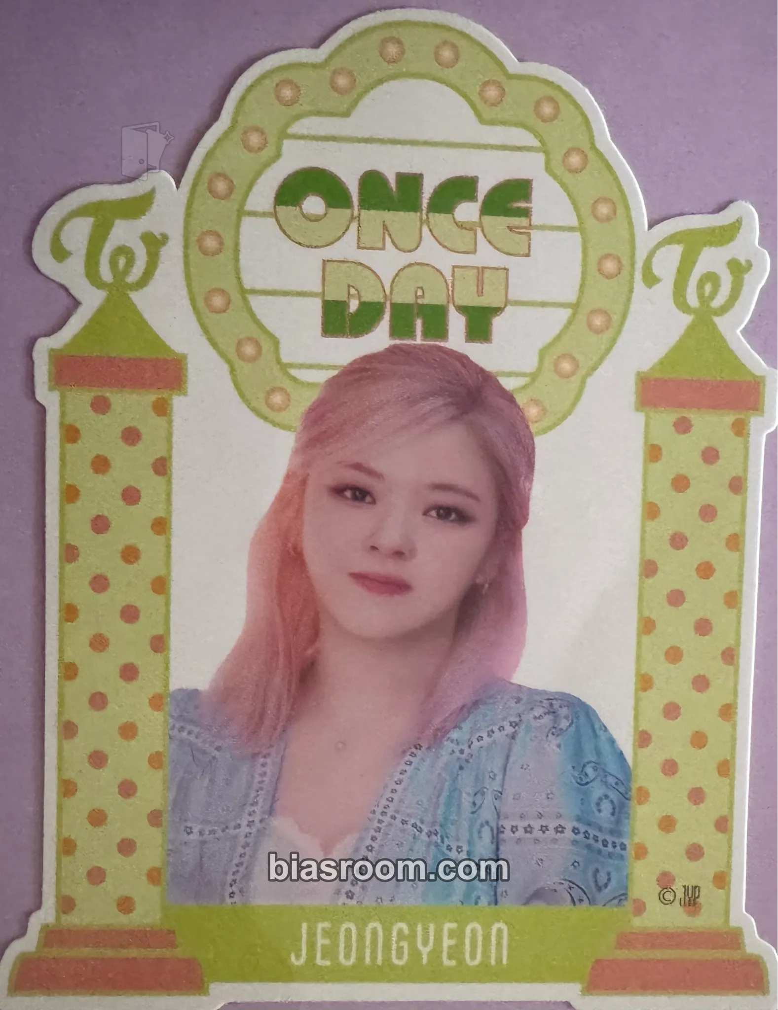 Jeongyeon ONCE DAY Photocard - TWICE - TWICE K-pop photocard