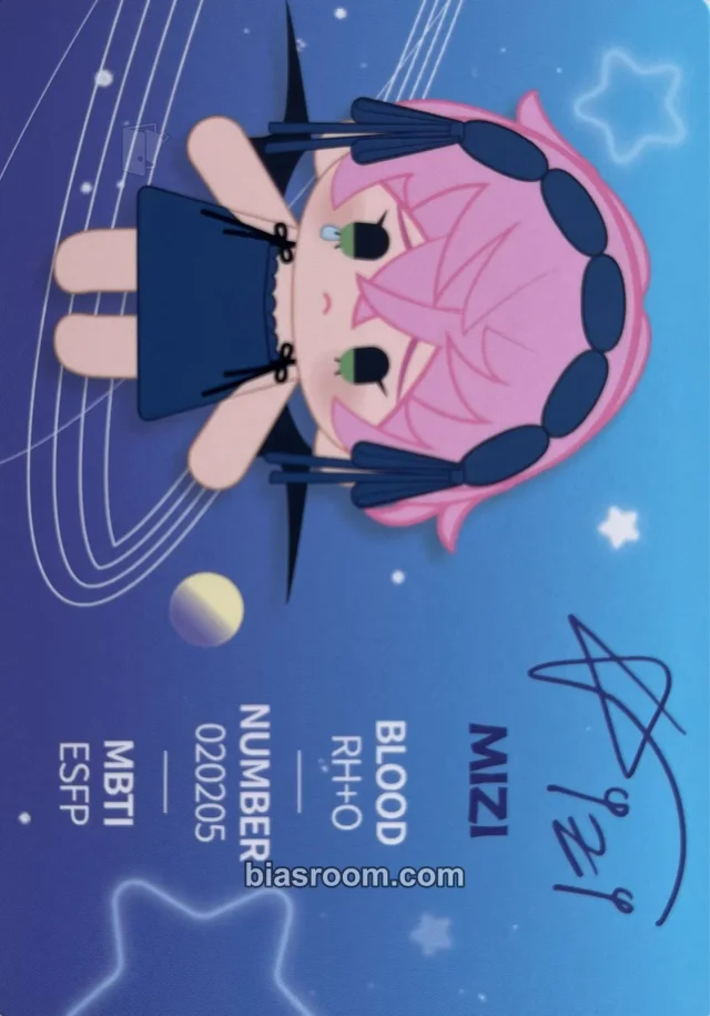 ALIEN STAGE - Mizi - Alien Stage Plush Doll Series Blind Box Other id card merch photocard