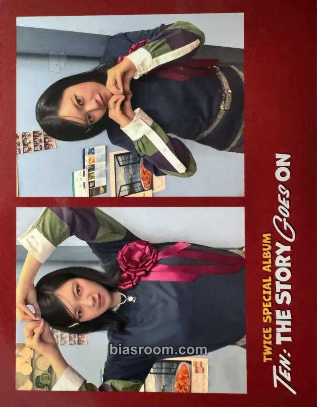 TWICE - Jeongyeon - TEN: The Story Goes On Album postcard 2 cut photo set benefit lucky draw (LD) horizontal soundwave