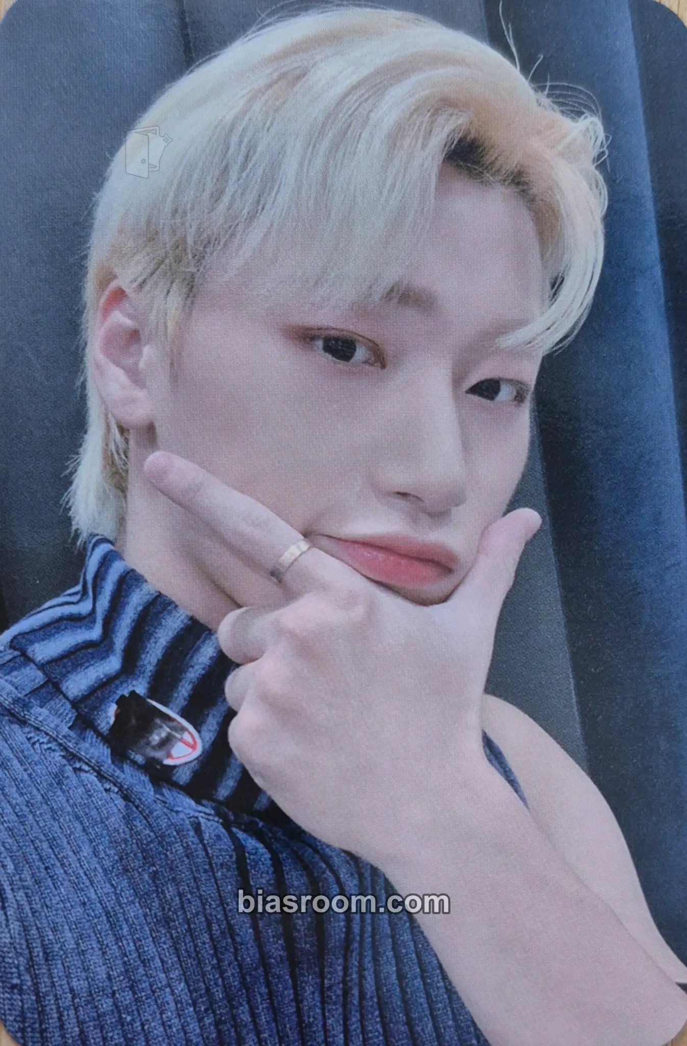 San THE WORLD EP.1 : MOVEMENT Photocard - ATEEZ - ATEEZ K-pop photocard