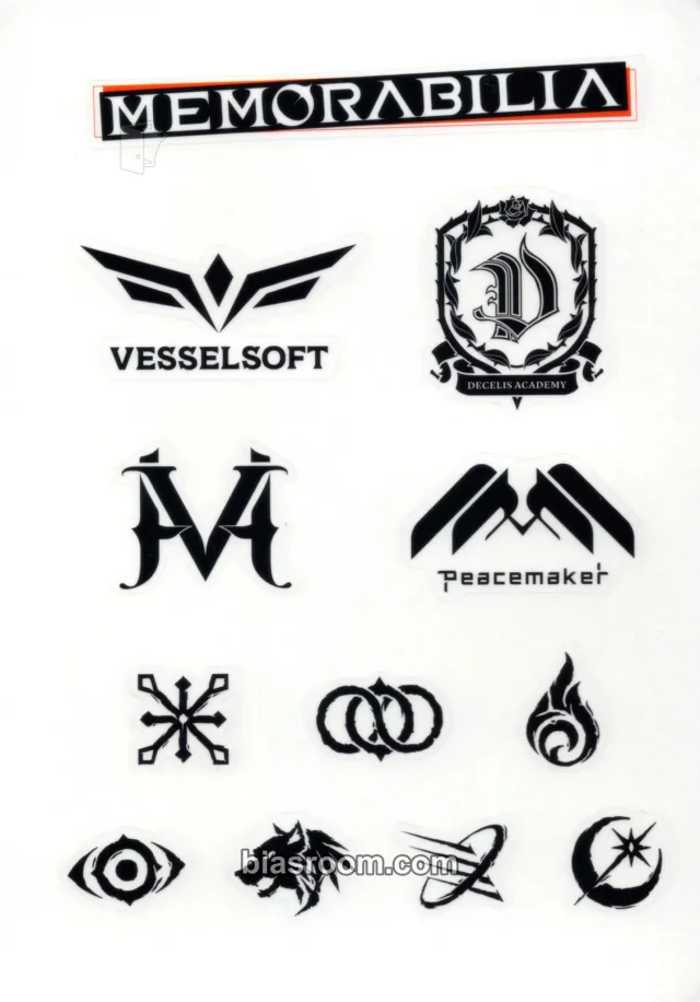 ENHYPEN - MEMORABILIA Album album inclusion sticker sheet sticker