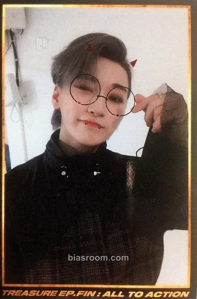San TREASURE EP.FIN : All To Action Photocard - ATEEZ - ATEEZ K-pop photocard
