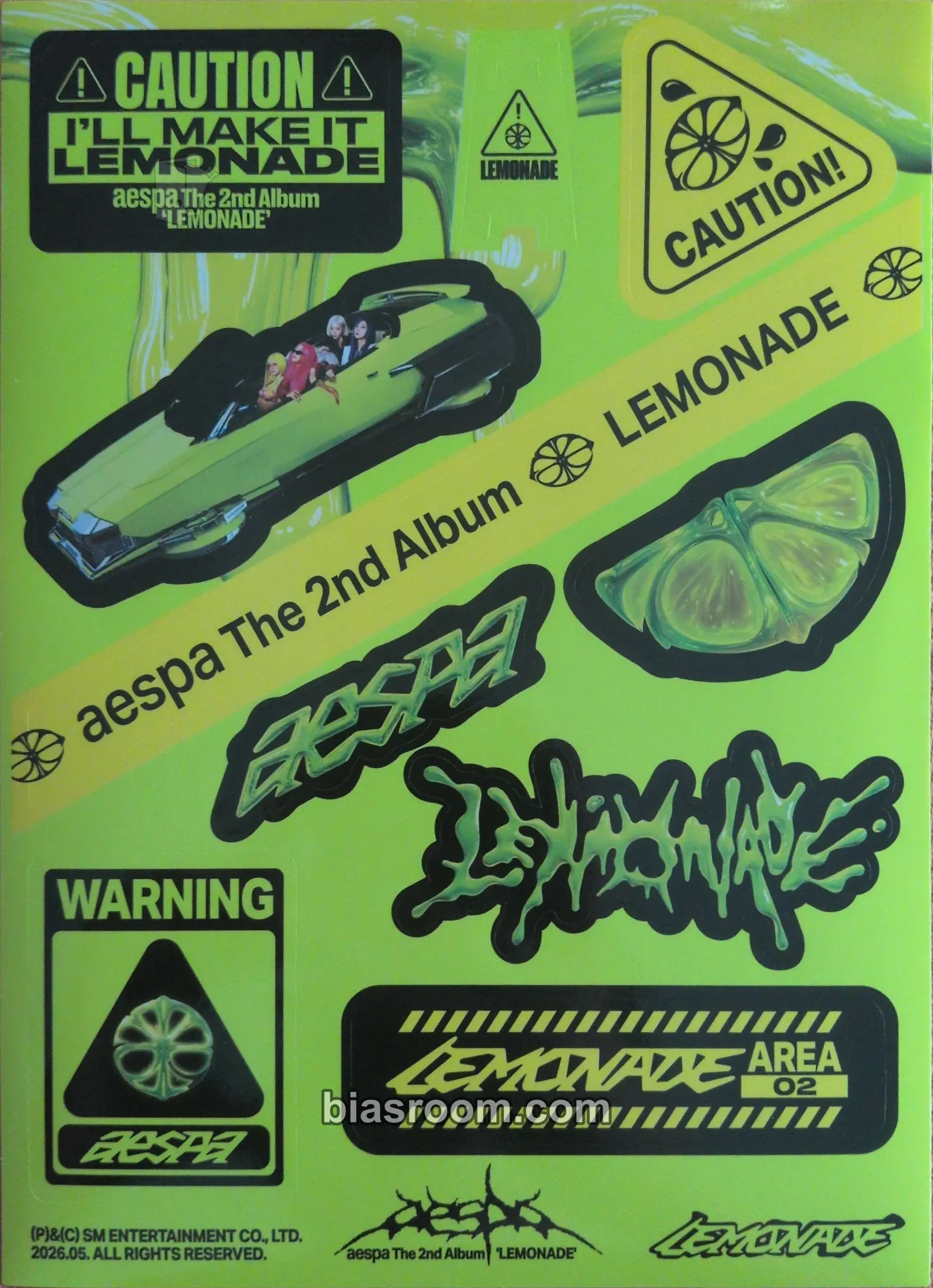 Lemonade Photocard - aespa - aespa K-pop photocard