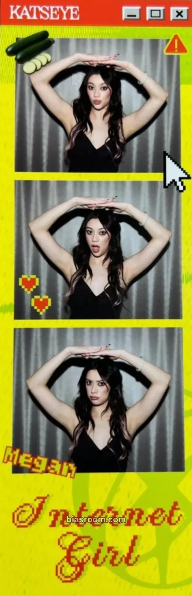 KATSEYE - Megan - Internet Girl Album merch 4 cut photo