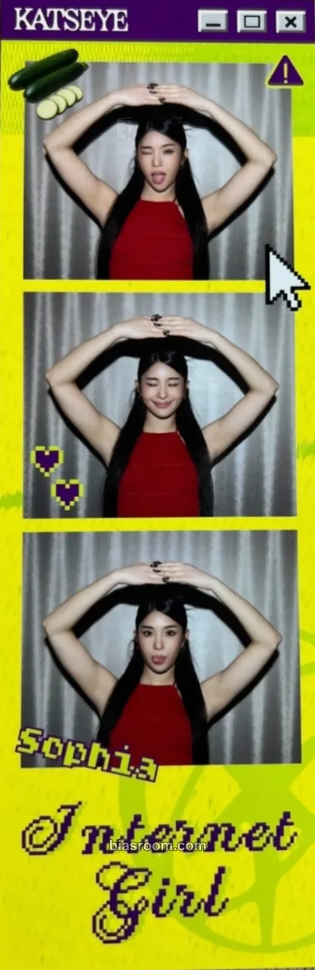 KATSEYE - Sophia - Internet Girl Album merch 4 cut photo