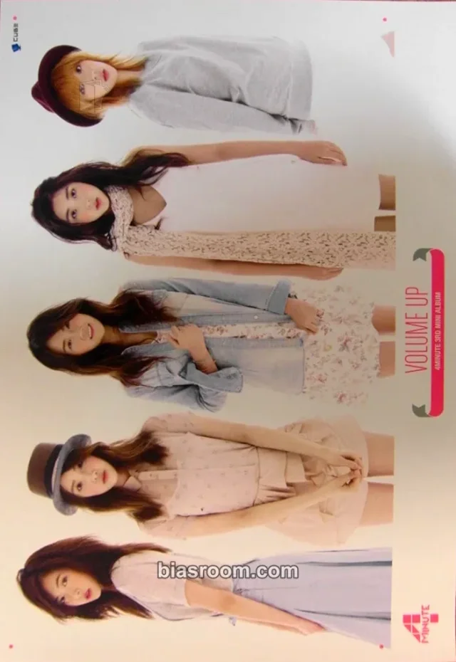 4Minute - Volume Up Album poster album inclusion