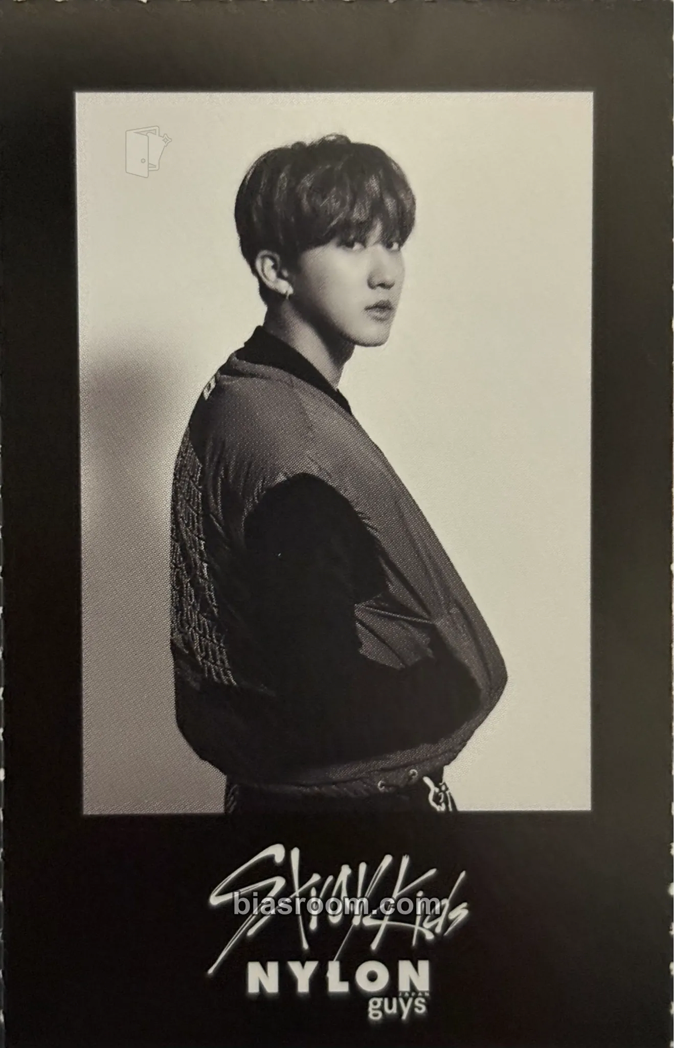 Changbin NYLON JAPAN Magazine Photocard - Stray Kids - Stray Kids K-pop photocard