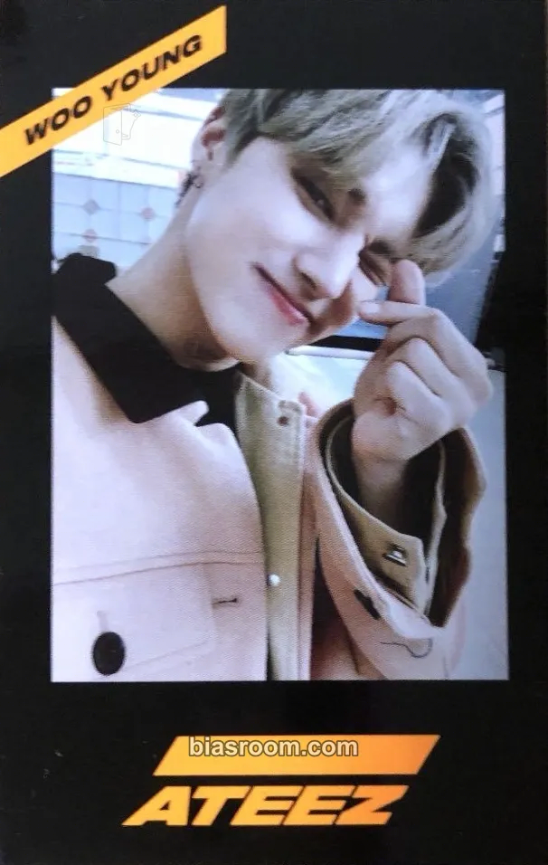 Wooyoung KCON Japan 2019 Photocard - ATEEZ - ATEEZ K-pop photocard