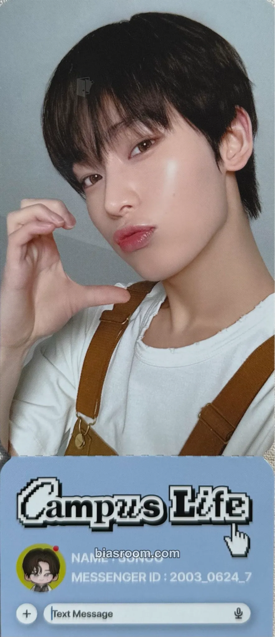 Sunoo ENHYPEN WORLD COUPON CARD COLLECTION Photocard - ENHYPEN - ENHYPEN K-pop photocard