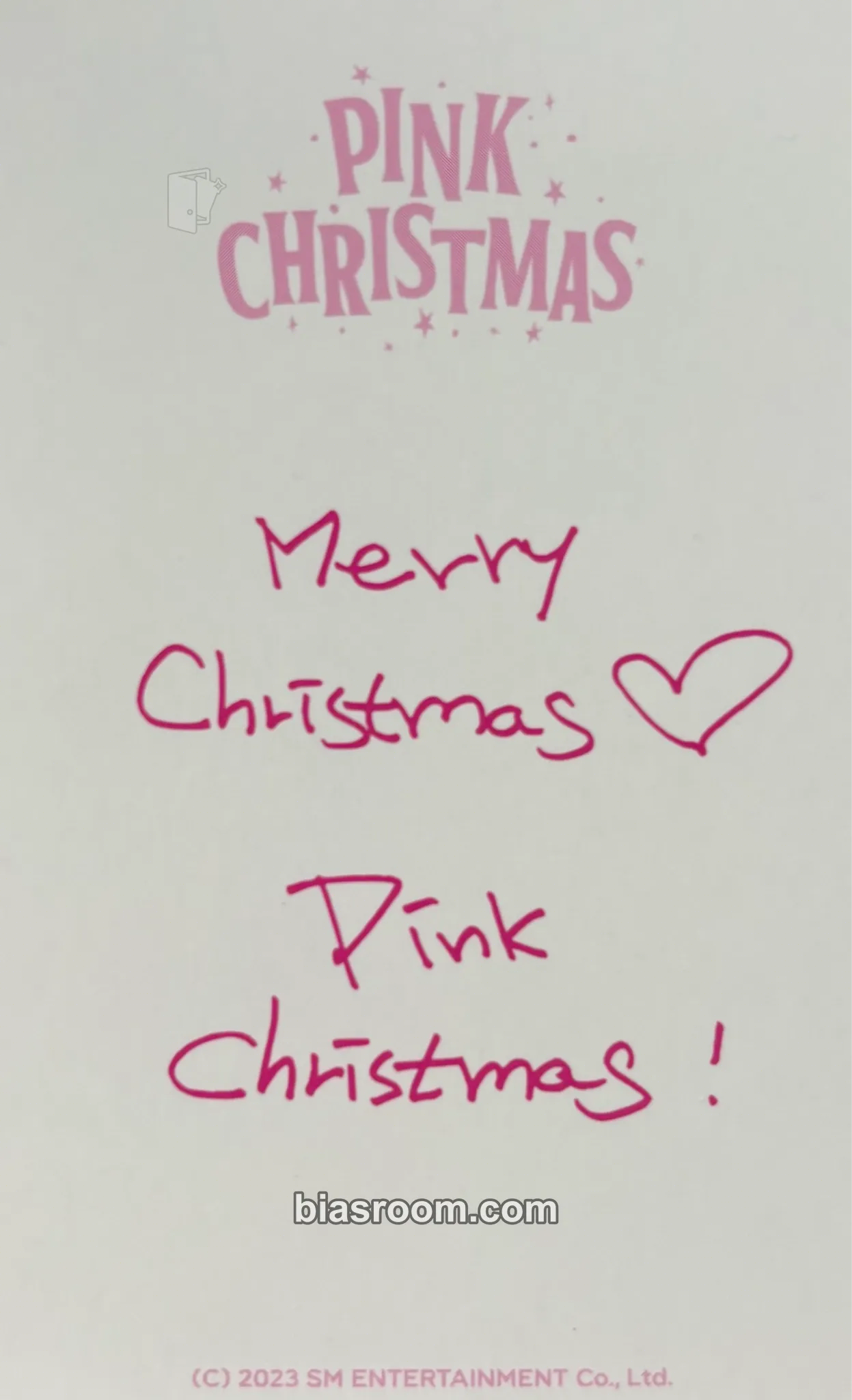 Taeyeon Pink Christmas Photocard - Girls' Generation | Bias Room
