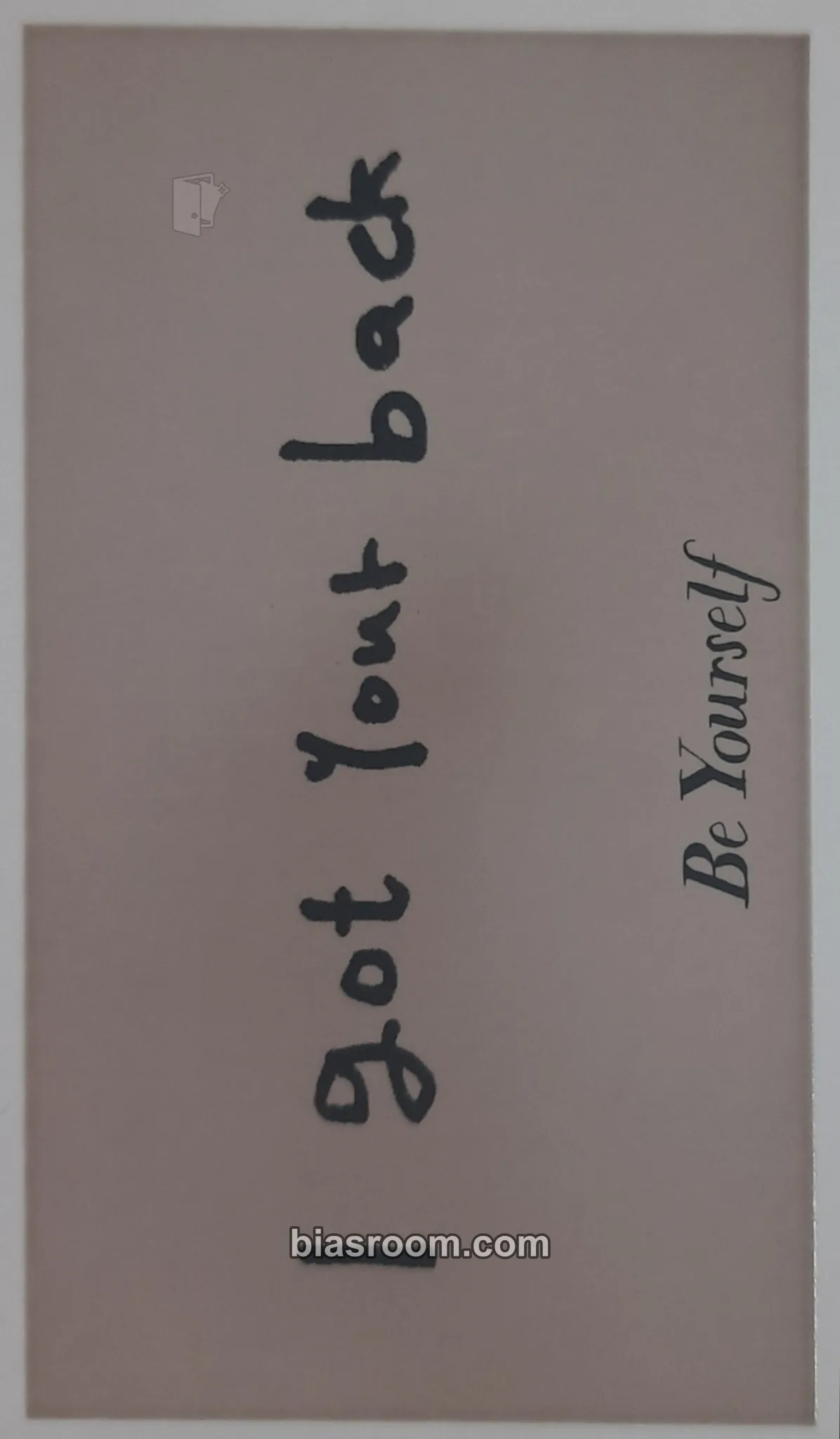 Jay B Be Yourself (Jay B Solo) Photocard - GOT7 - GOT7 K-pop photocard