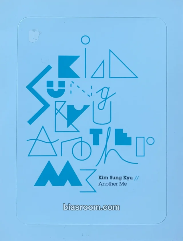 INFINITE - Sungkyu - Another me (Sungkyu Solo) Album sticker album inclusion