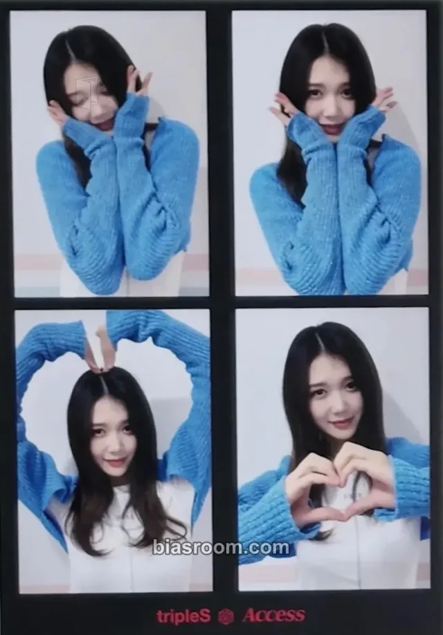 tripleS - Yubin - Access Album postcard 4 cut photo fansign soundwave