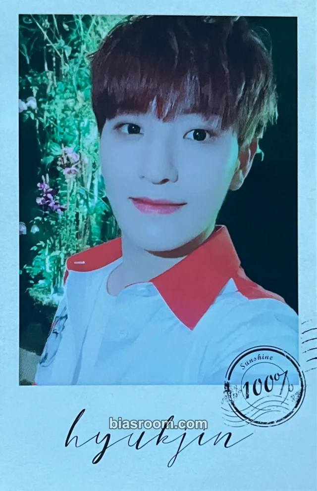100% - Hyukjin - Sunshine Album album photocard