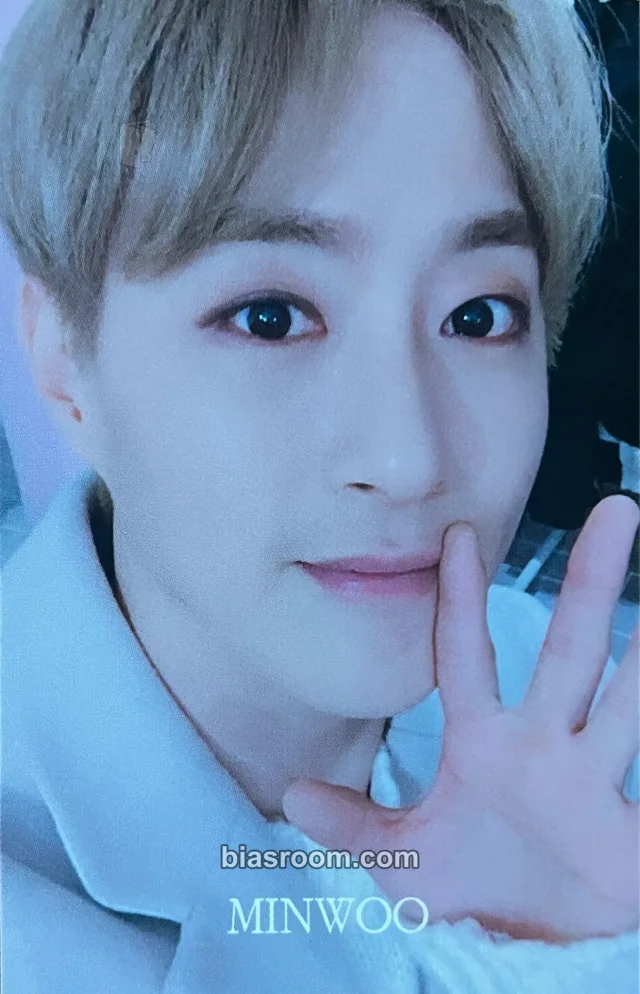 100% - Minwoo - Sketchbook Album album photocard