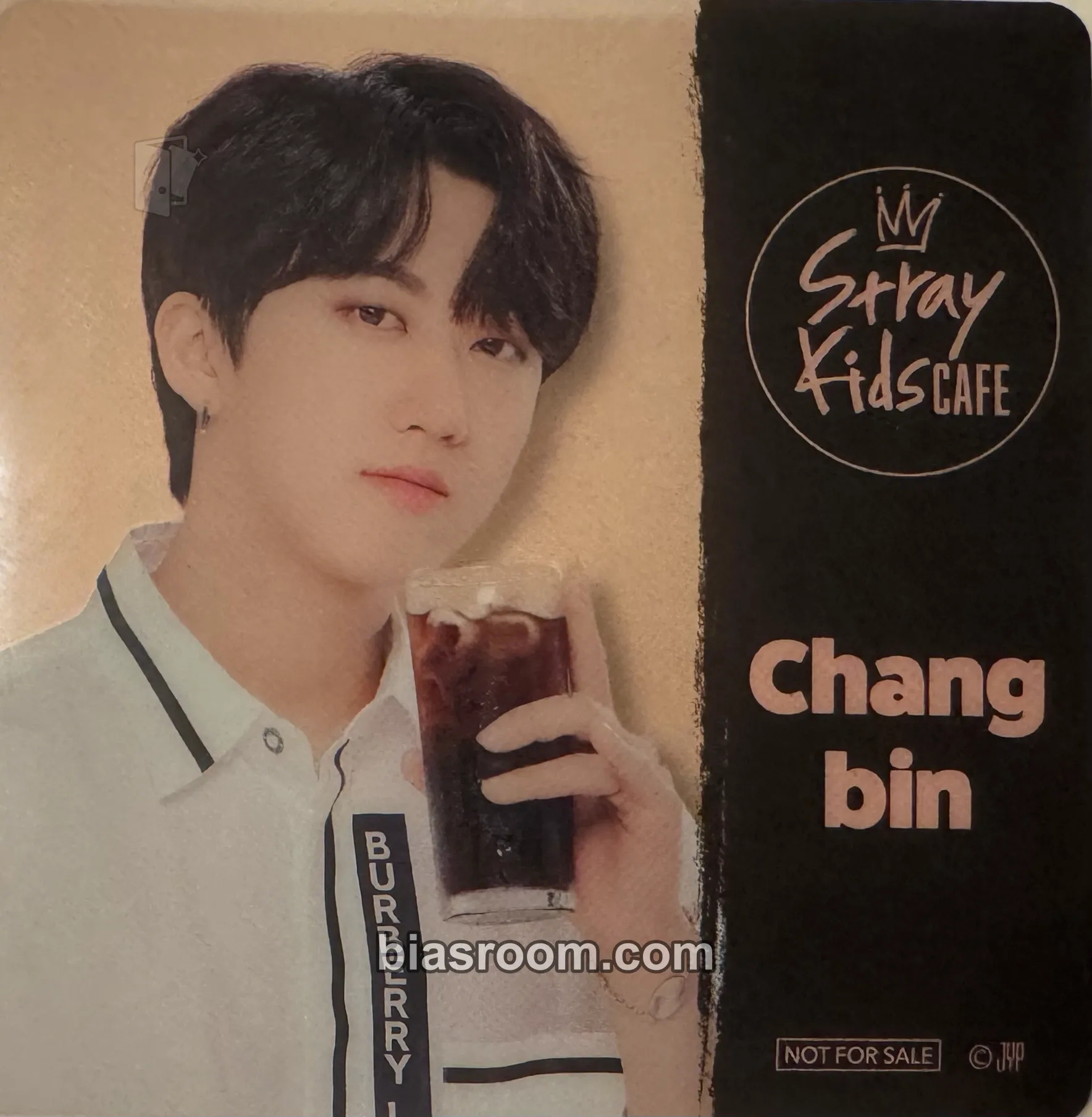 Changbin Stray Kids Cafe Photocard - Stray Kids - Stray Kids K-pop photocard