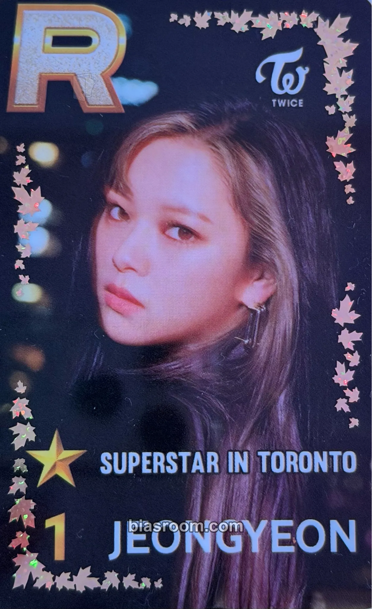 Jeongyeon TWICE x SuperStar JYPNATION Photocard - TWICE - TWICE K-pop photocard