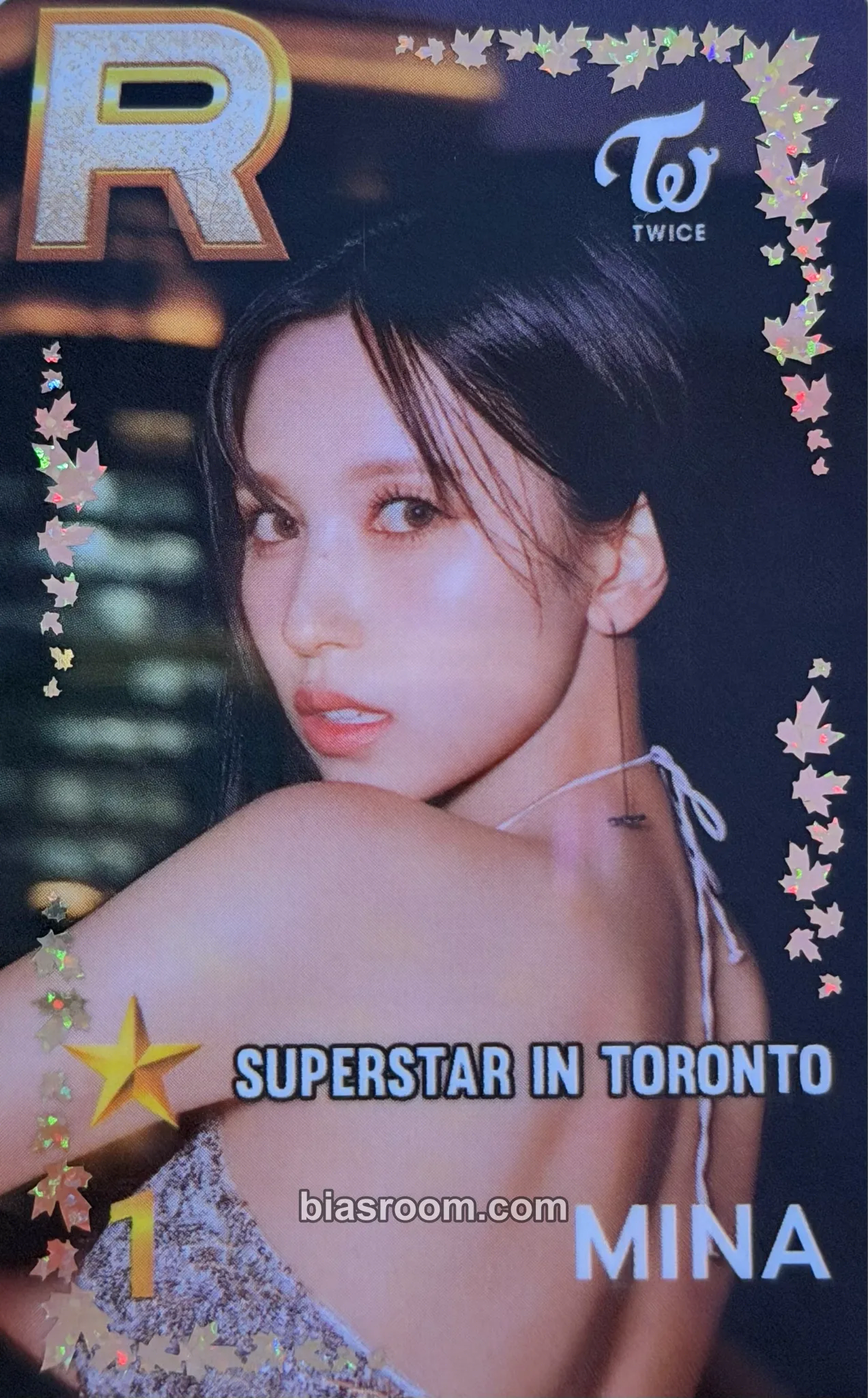 Mina TWICE x SuperStar JYPNATION Photocard - TWICE - TWICE K-pop photocard