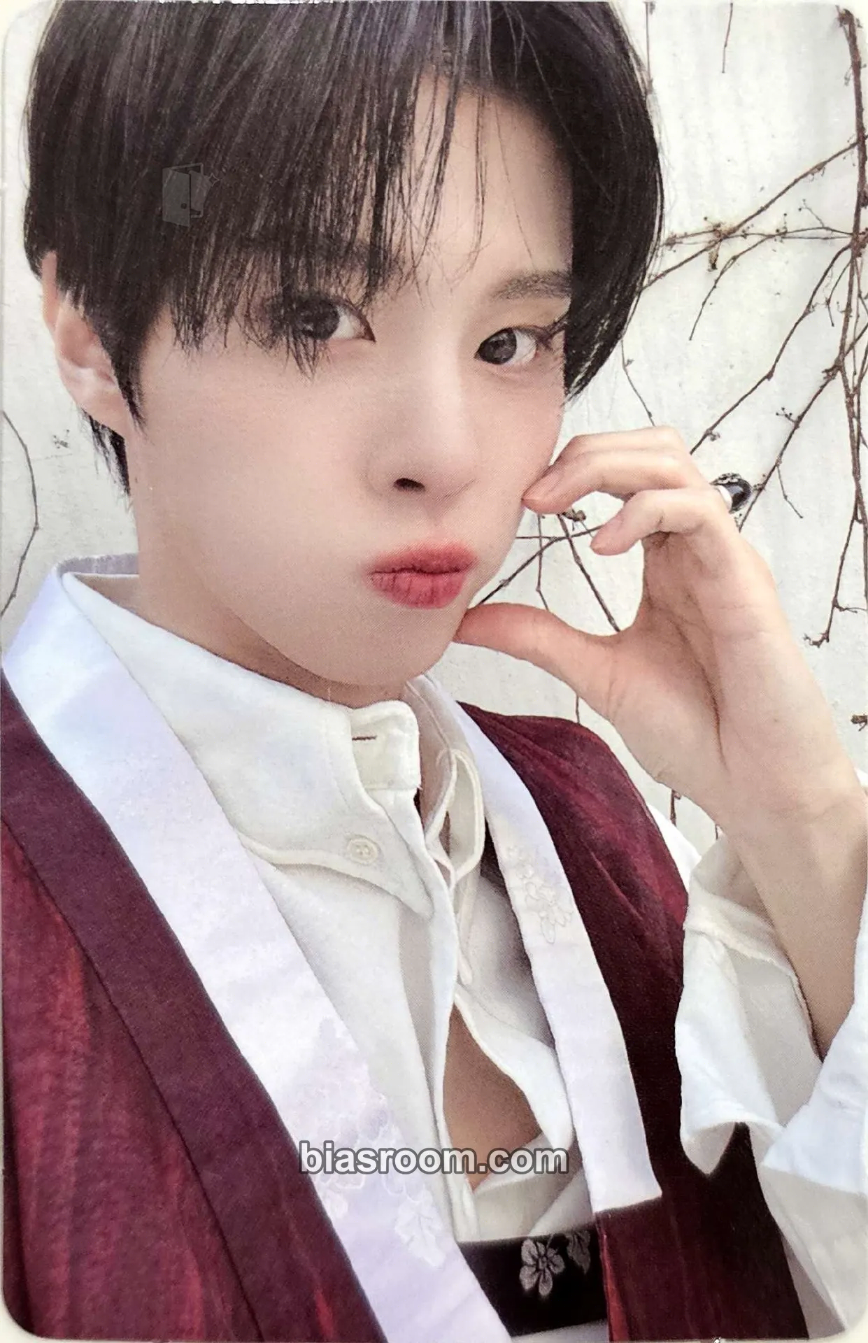 Wooseok Blank Page Photocard - Kim Wooseok - Kim Wooseok K-pop photocard