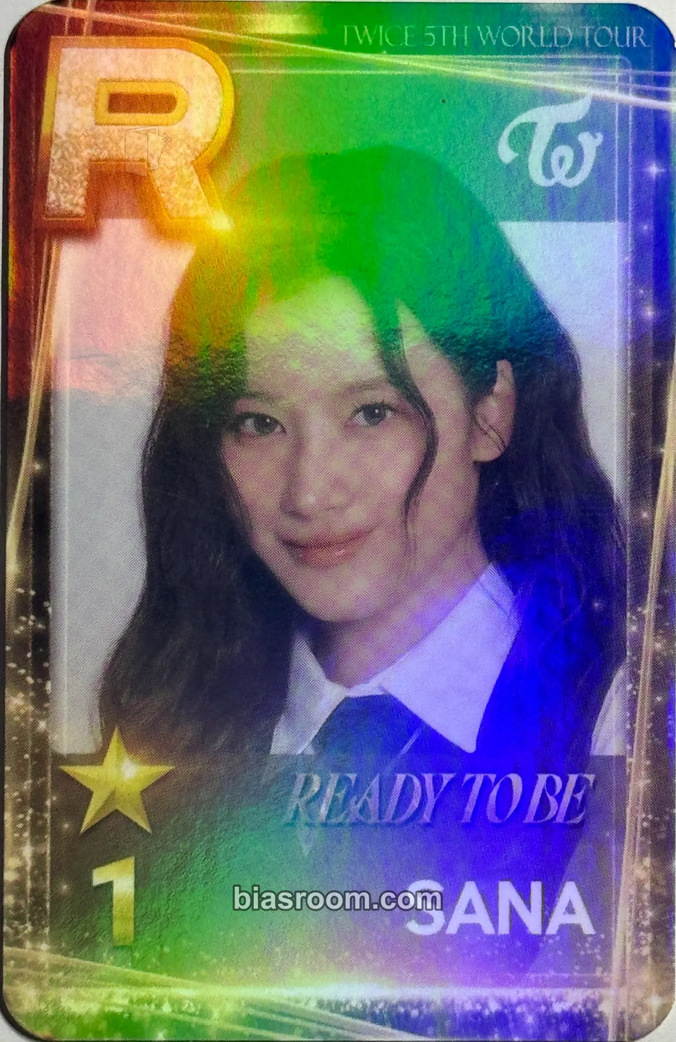 Sana TWICE x SuperStar JYPNATION Photocard - TWICE - TWICE K-pop photocard