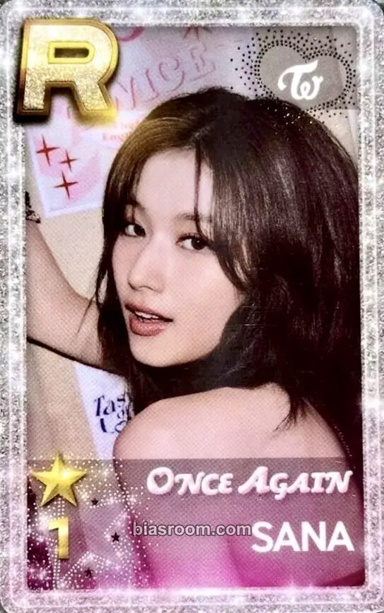 Sana TWICE x SuperStar JYPNATION Photocard - TWICE - TWICE K-pop photocard