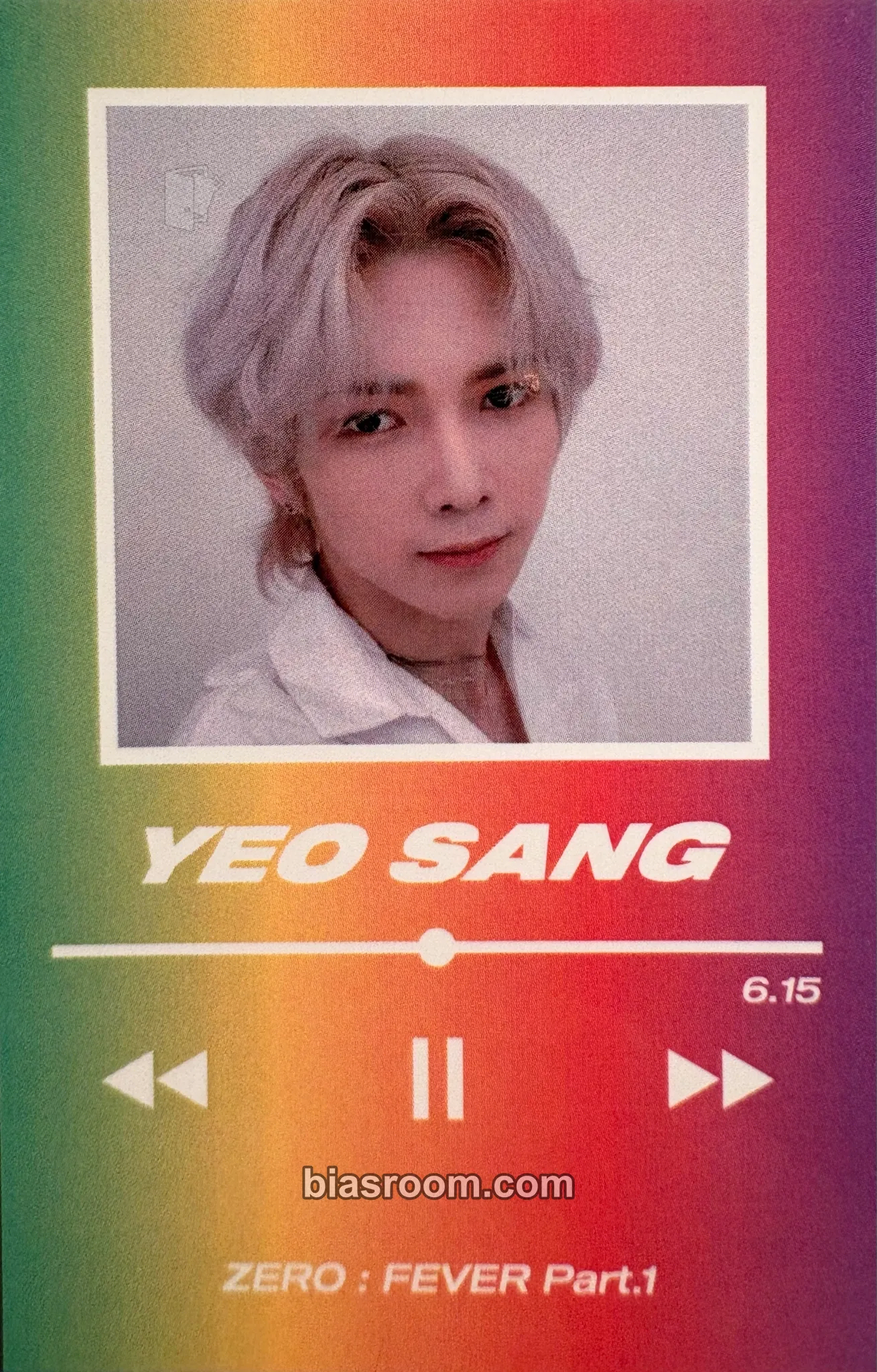 Yeosang ATEEZ Zero Fever : Part.1 Pop Up Shibuya 109 Photocard - ATEEZ - ATEEZ K-pop photocard