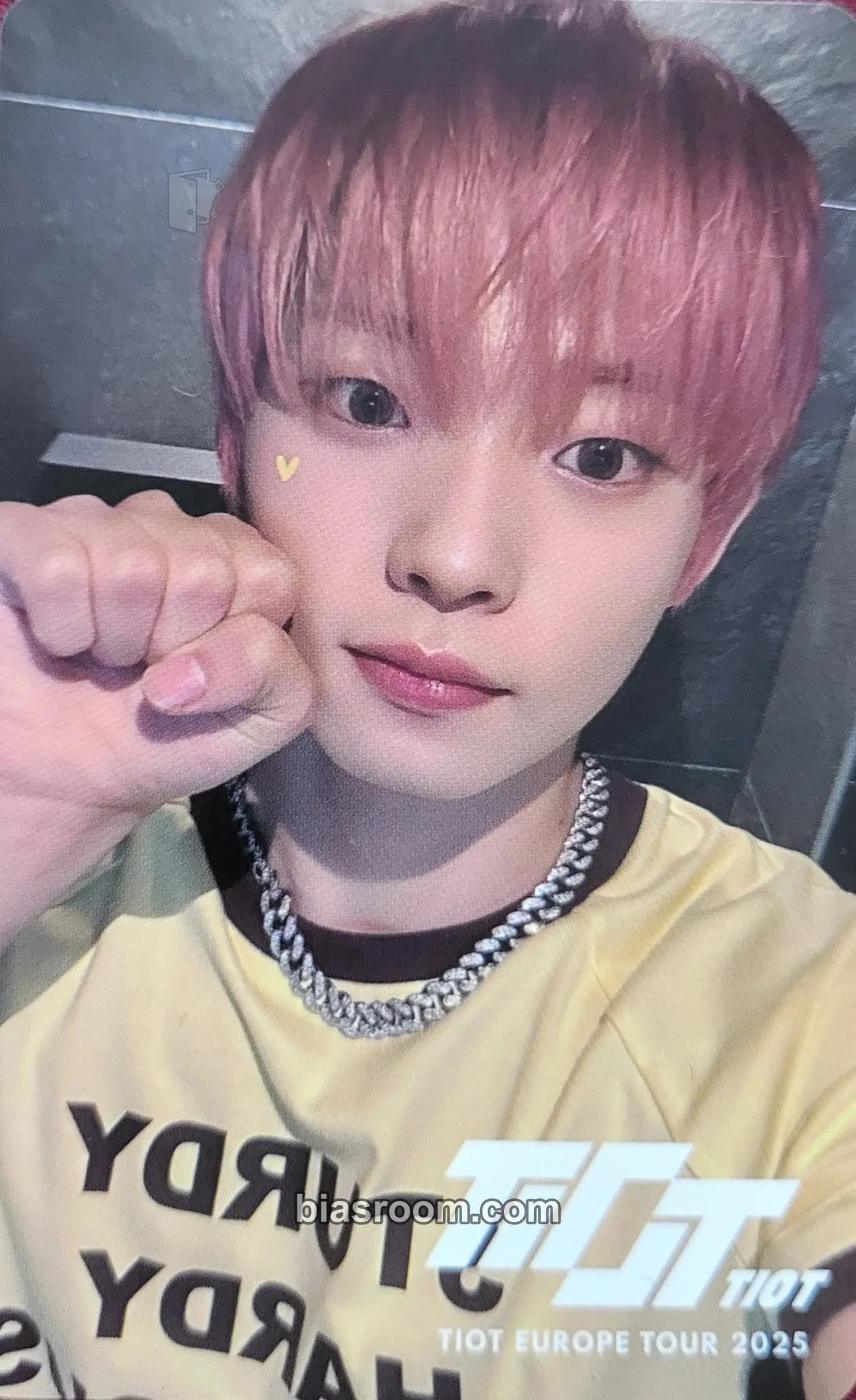 Shin Yechan TIOT FIRST EUROPE TOUR Photocard - TIOT - TIOT K-pop photocard
