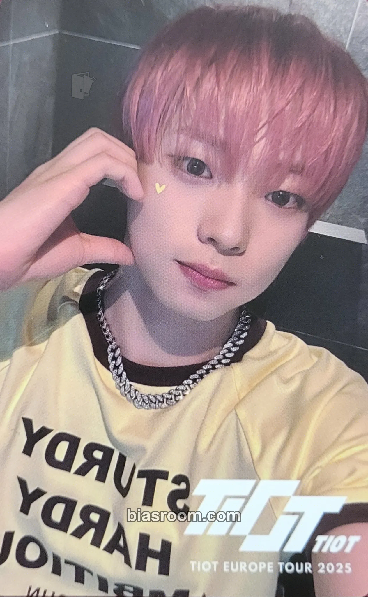 Shin Yechan TIOT FIRST EUROPE TOUR Photocard - TIOT - TIOT K-pop photocard
