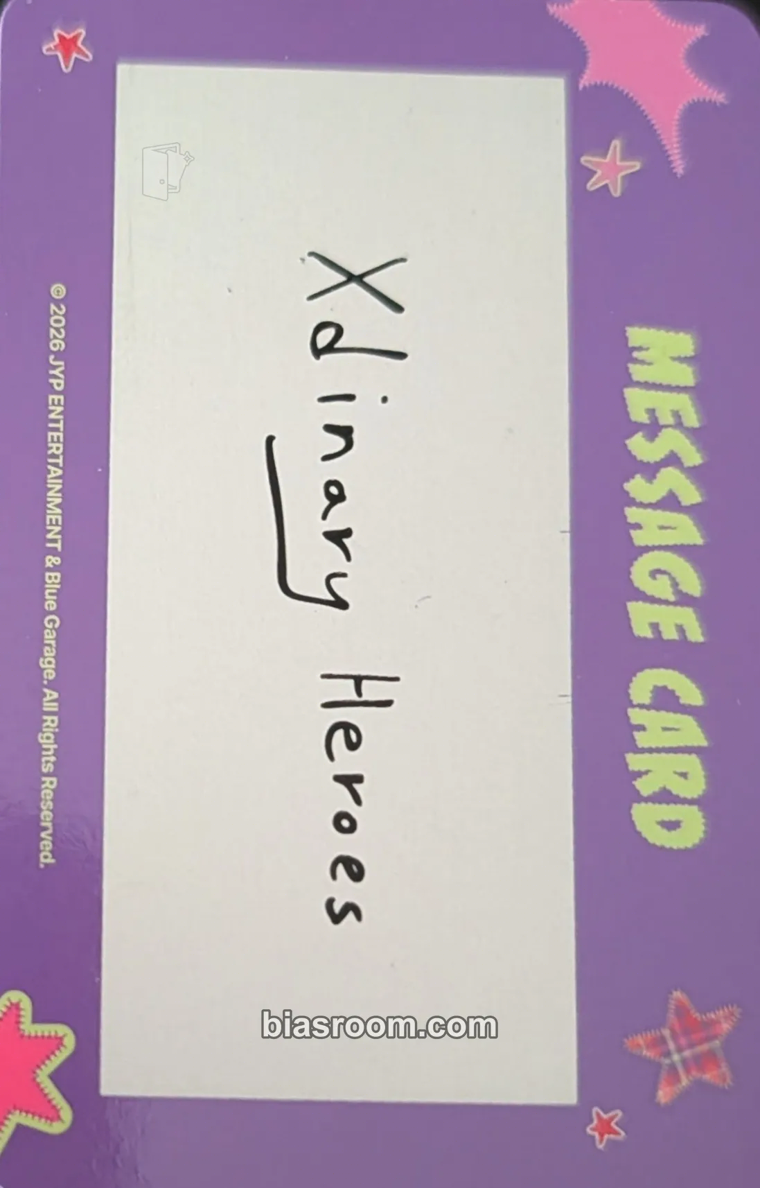 Gunil Xdinary Heroes 2nd Fanmeeting XCLUSIVE PARTY Photocard - Xdinary Heroes - Xdinary Heroes K-pop photocard