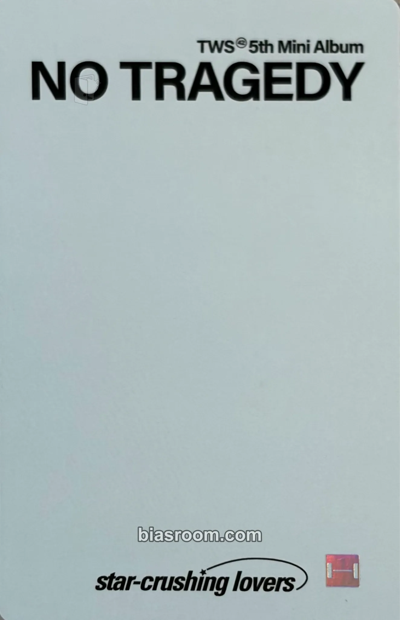 Shinyu No Tragedy Photocard - TWS | Bias Room