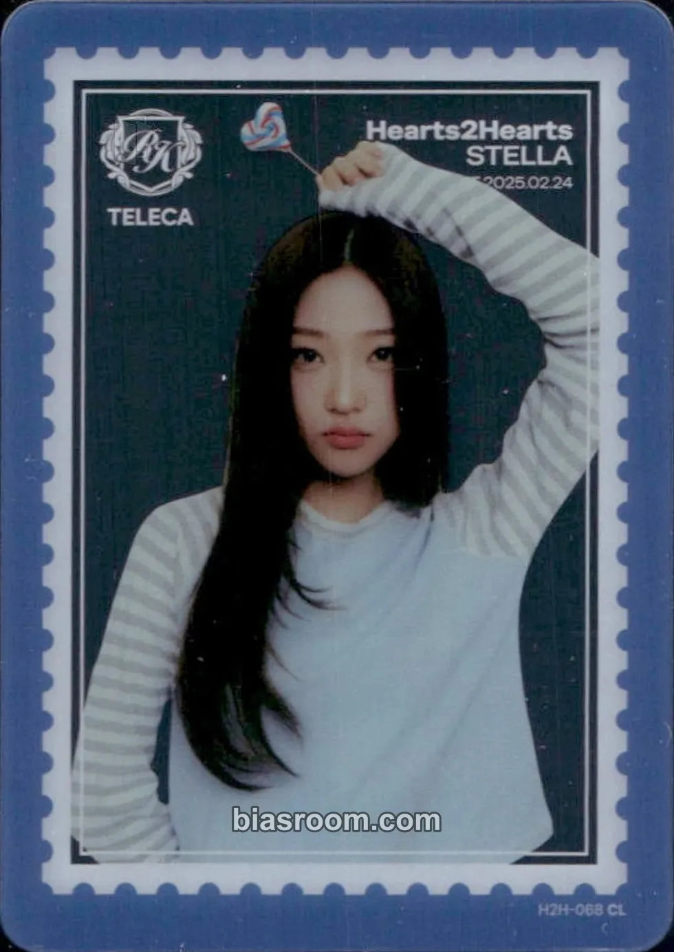 Stella TELECA 2025 Kpop Rookie Photocard - Hearts2Hearts - Hearts2Hearts K-pop photocard