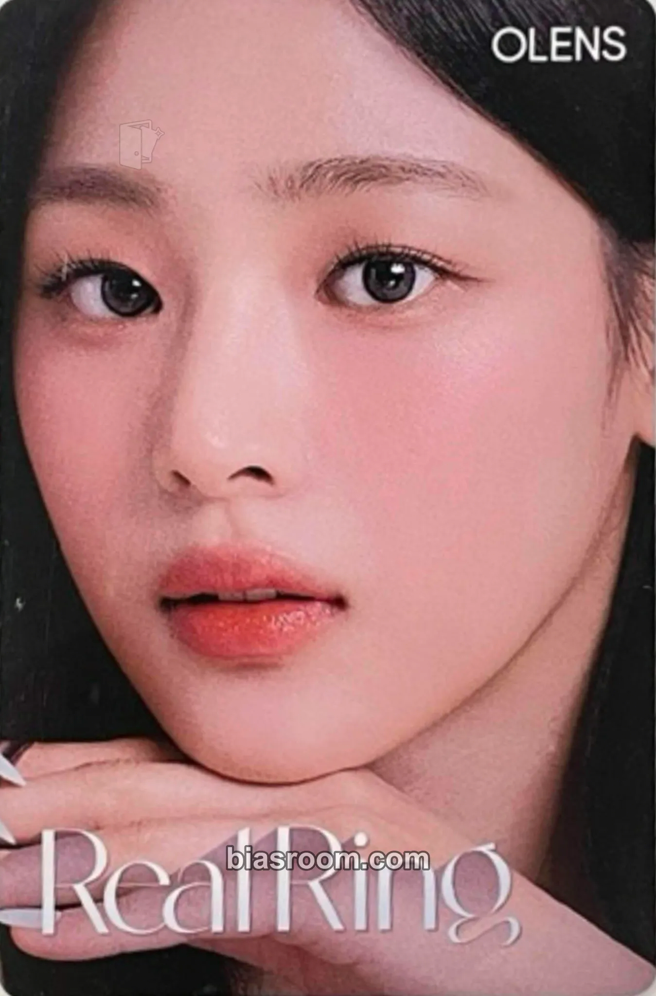 Minji NewJeans x OLENS Photocard - NewJeans - NewJeans K-pop photocard