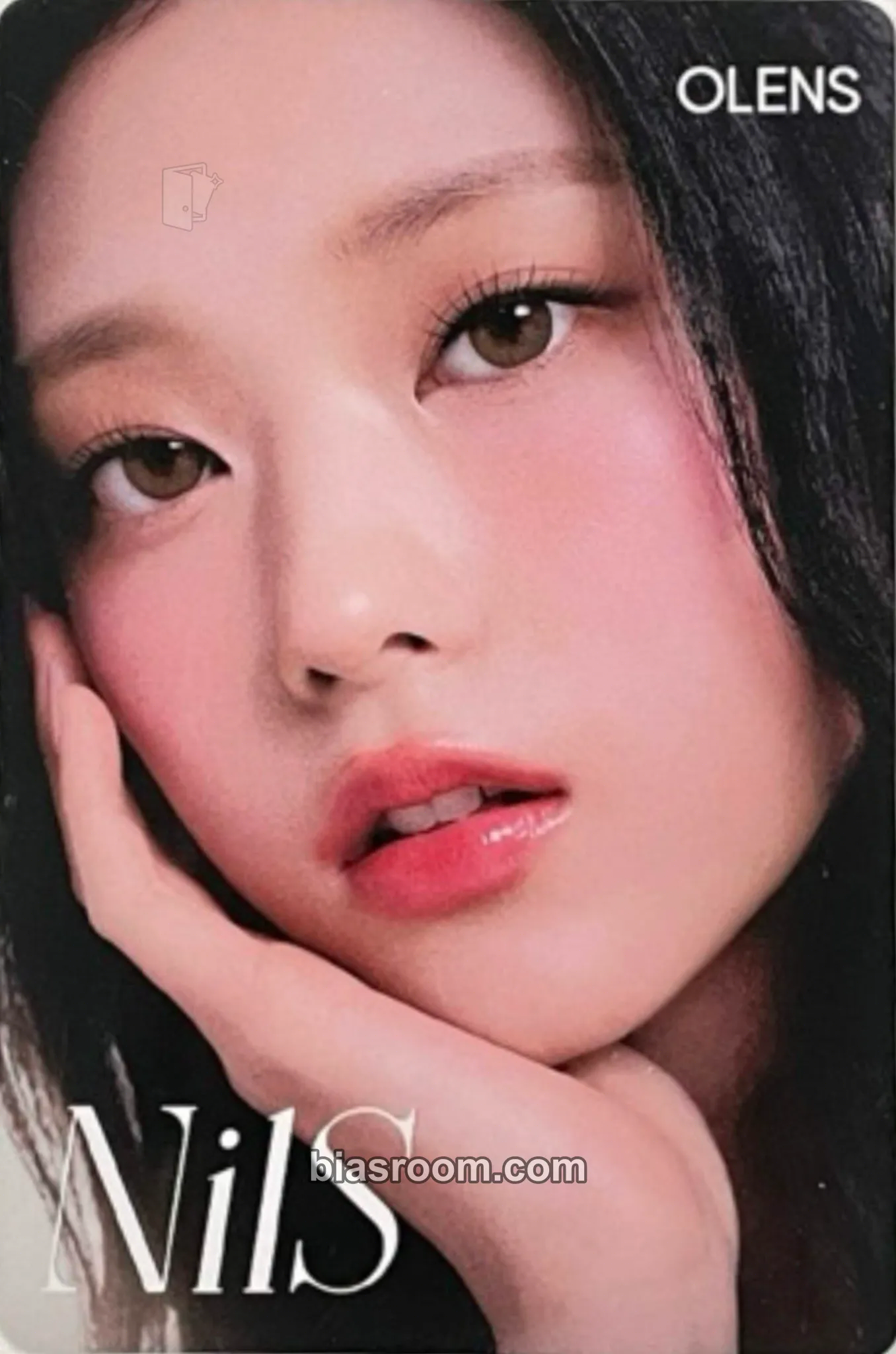 Haerin NewJeans x OLENS Photocard - NewJeans - NewJeans K-pop photocard