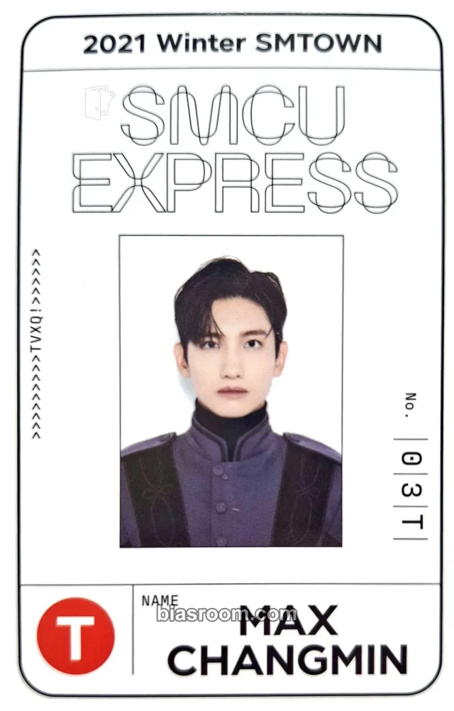 Max Changmin TVXQ! 2021 Winter SMTOWN : SMCU EXPRESS K-pop photocard