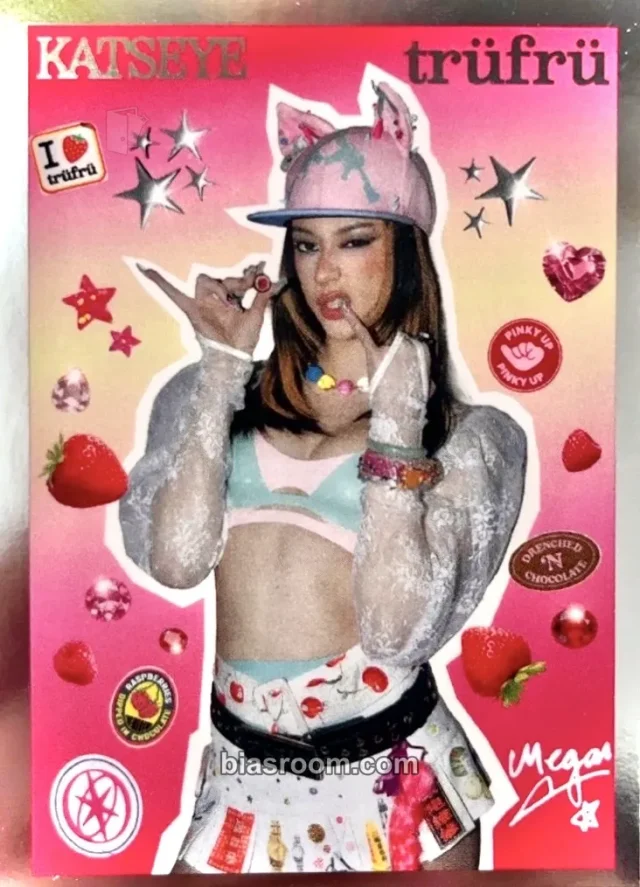 KATSEYE - Megan - Walmart Tru Fru Pop-Up Event pop-up foil card