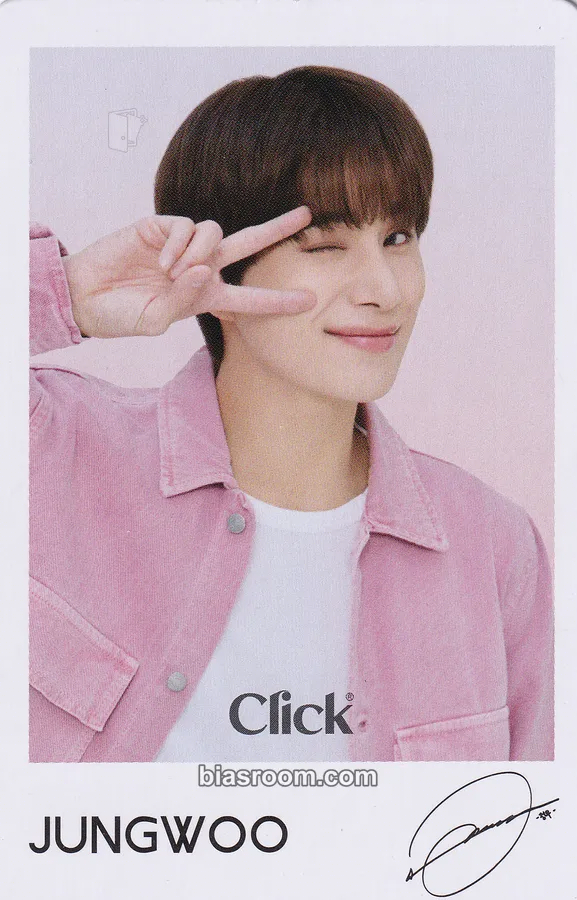 Jungwoo Click x NCT 127 Photocard - NCT 127 - NCT 127 K-pop photocard