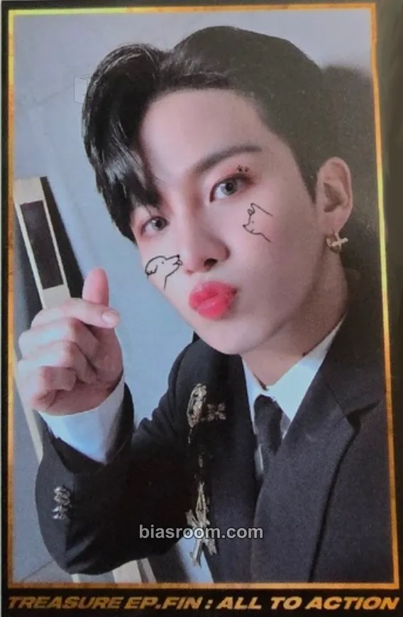 Jongho TREASURE EP.FIN : All To Action Photocard - ATEEZ - ATEEZ K-pop photocard