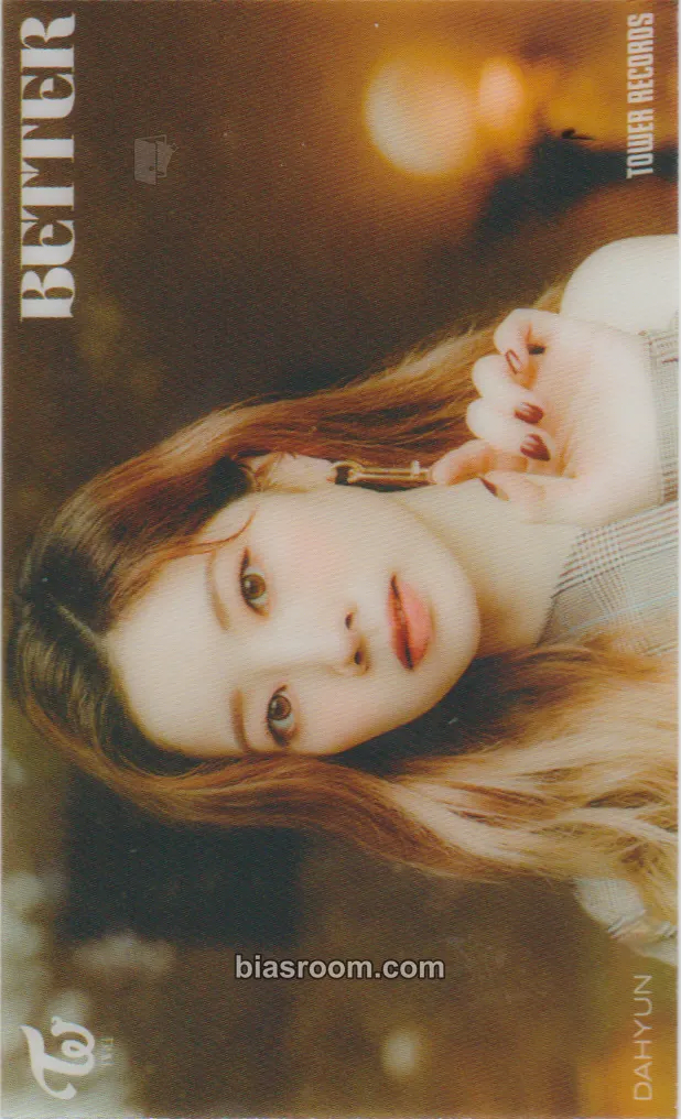 Dahyun BETTER Photocard - TWICE - TWICE K-pop photocard