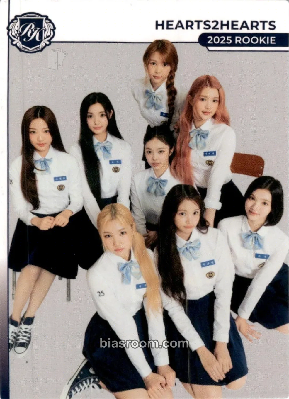 TELECA 2025 Kpop Rookie Photocard - Hearts2Hearts - Hearts2Hearts K-pop photocard