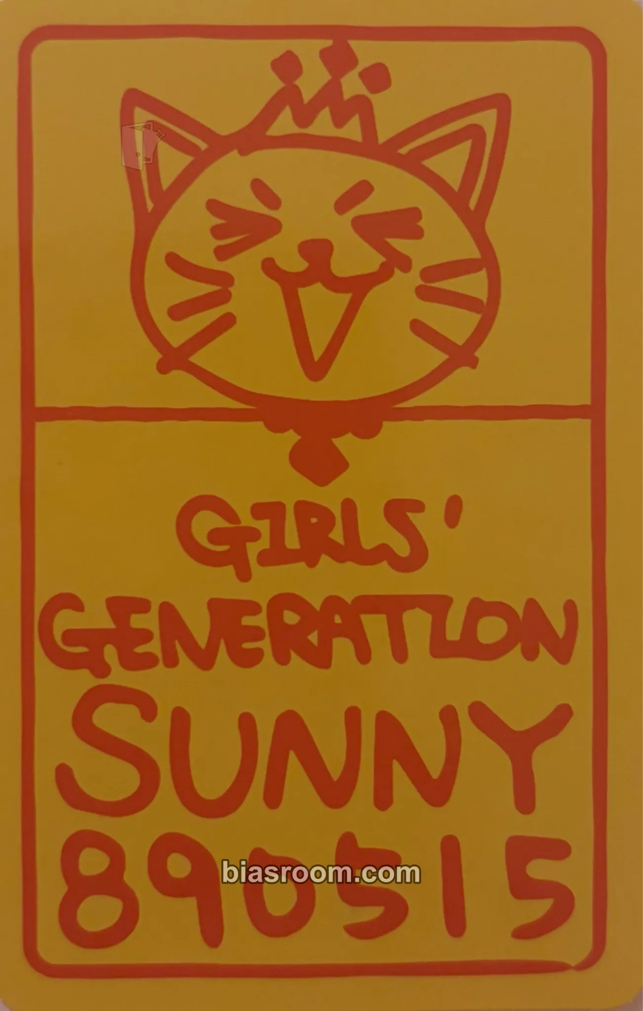 Sunny Girls Generation - 15th Anniversary Offical MD Photocard - Girls' Generation - Girls' Generation K-pop photocard