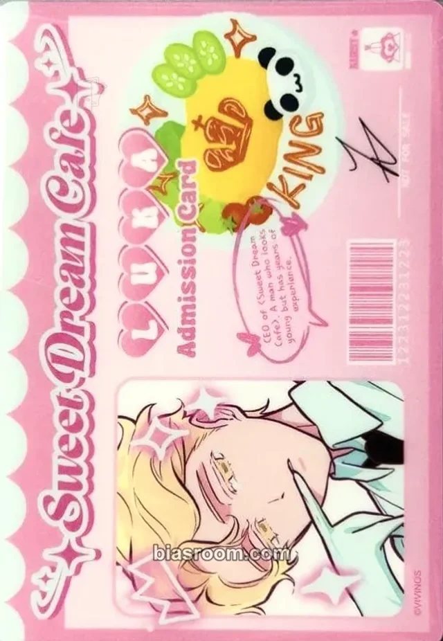 ALIEN STAGE - Luka - ALIEN STAGE Sweet Dream Cafe Event id card horizontal
