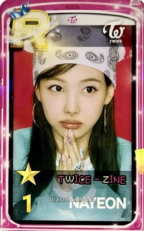 Nayeon TWICE x SuperStar JYPNATION Photocard - TWICE - TWICE K-pop photocard