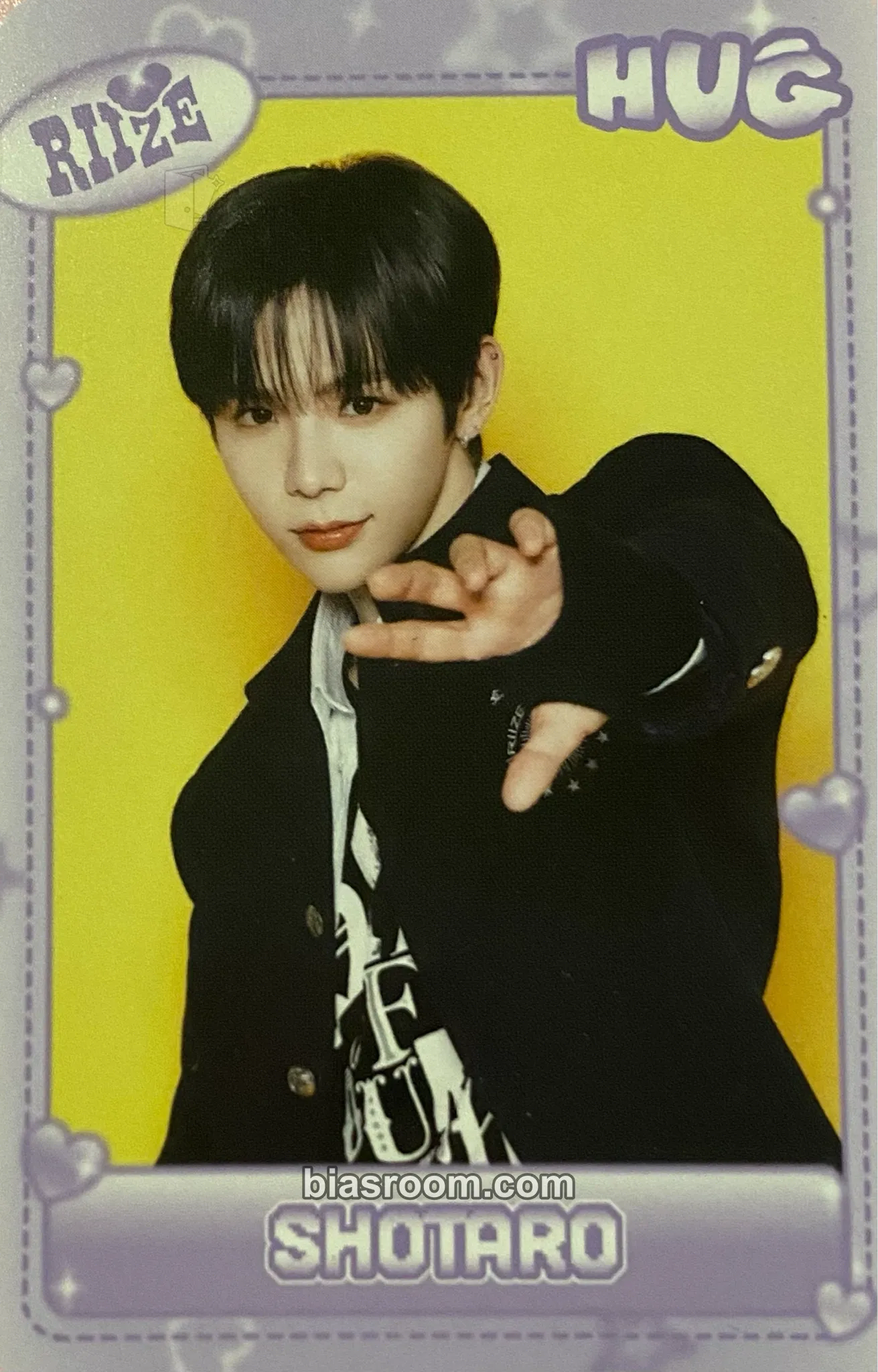 Shotaro HUG MD Photocard - RIIZE - RIIZE K-pop photocard
