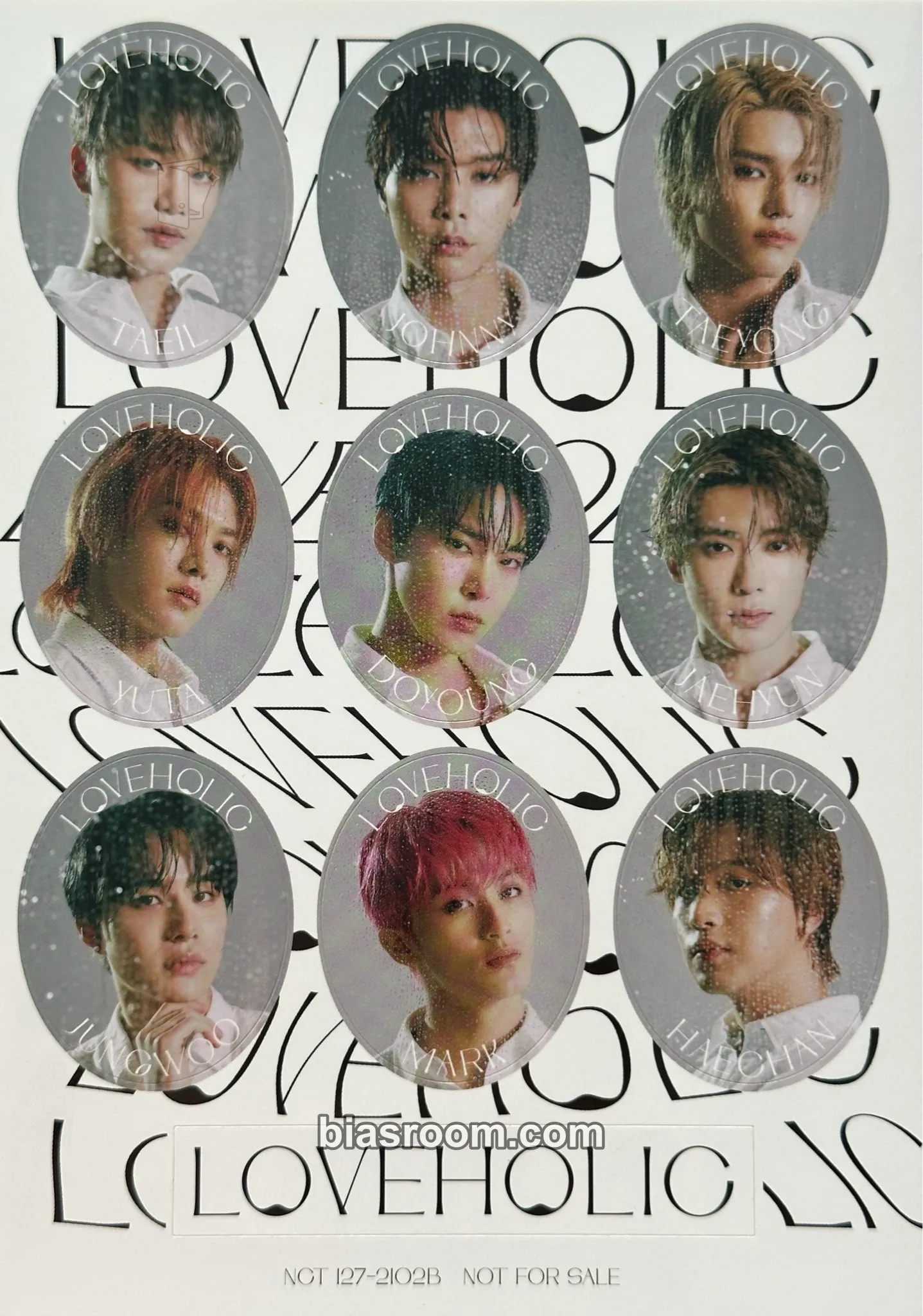 Loveholic Photocard - NCT 127 - NCT 127 K-pop photocard