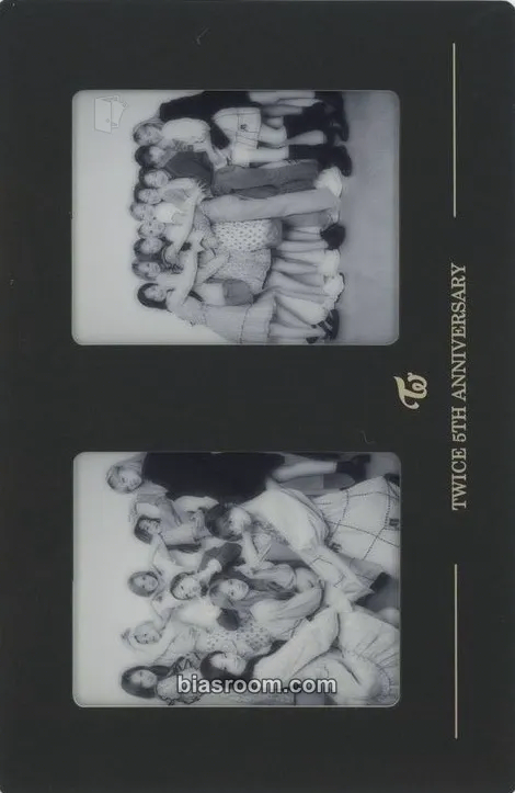 ONCE WITH TWICE (5th Anniversary) Photocard - TWICE - TWICE K-pop photocard