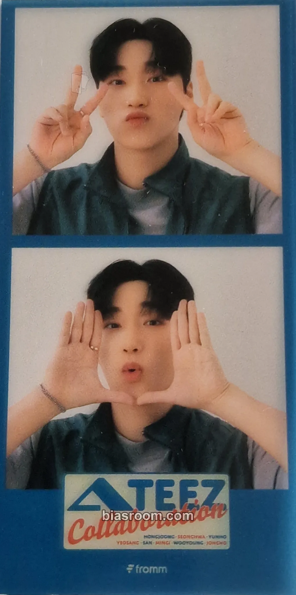 San Wonderwall Merchline Photocard - ATEEZ - ATEEZ K-pop photocard