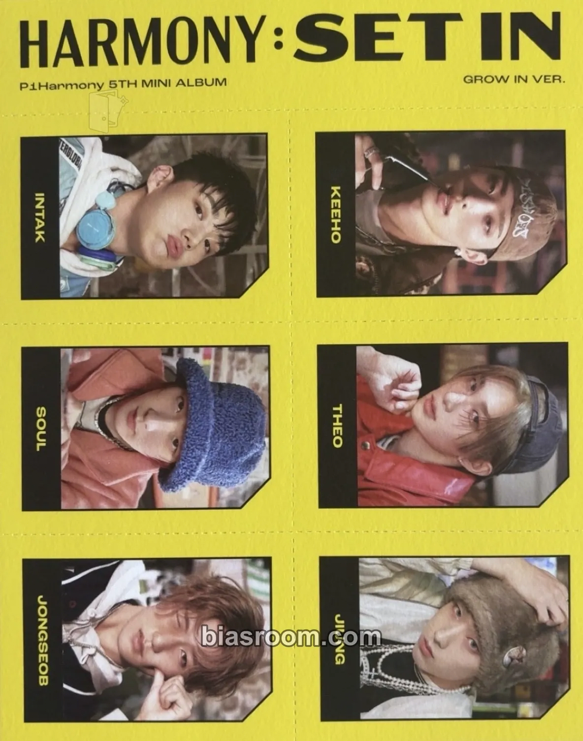 Harmony: Set In Photocard - P1Harmony - P1Harmony K-pop photocard
